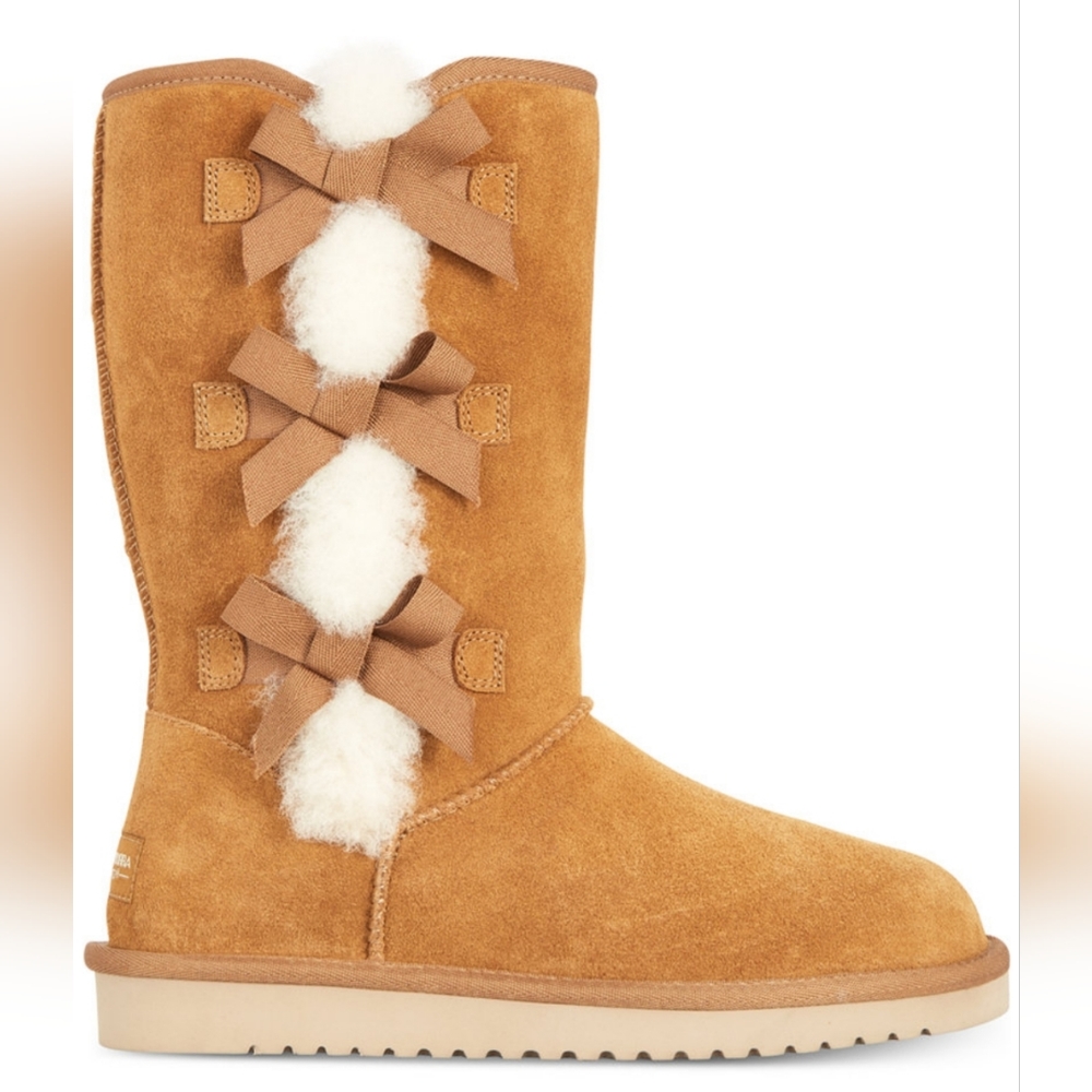 Koolaburra by UGG Victoria Women's Winter Boots Color chesnut size 9 - Picture 5 of 11